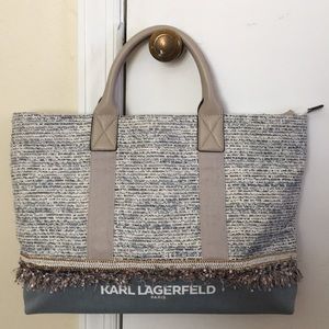 Karl Lagerfeld denim handbag